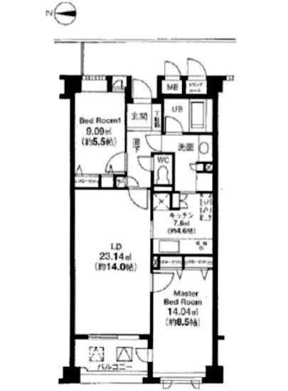 アパートメンツ東山 202