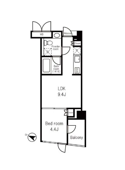 エストグランディールCARO赤坂 502