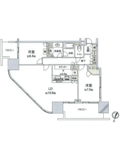 二子玉川ライズタワー&レジデンス E-14F