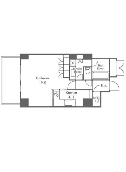 プライムアーバン新宿夏目坂タワーレジデンス 2404