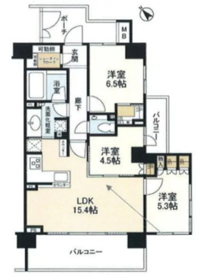 パークハウス二子玉川プレイス 205