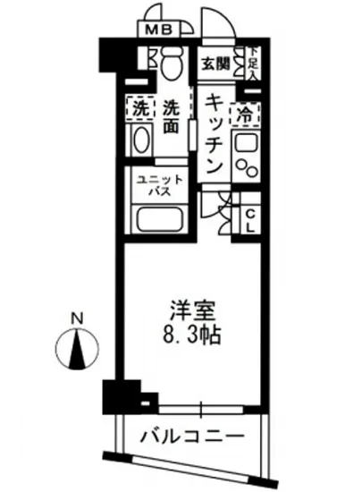 レジディア中落合 A-104