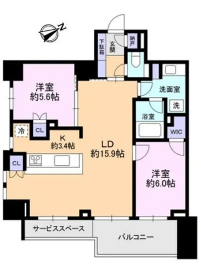 ザ・パークハウス四谷若葉レジデンス 702