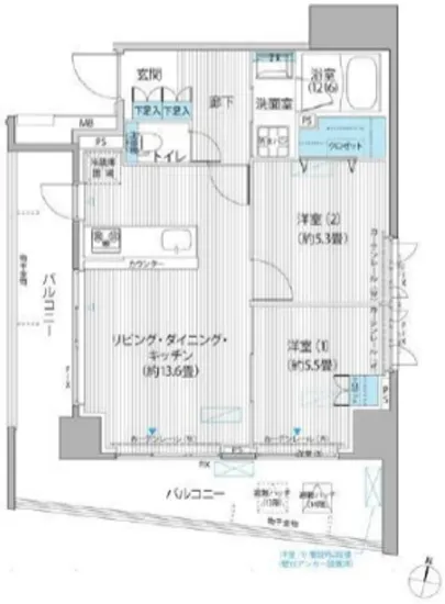 コスモグランス南品川 1304