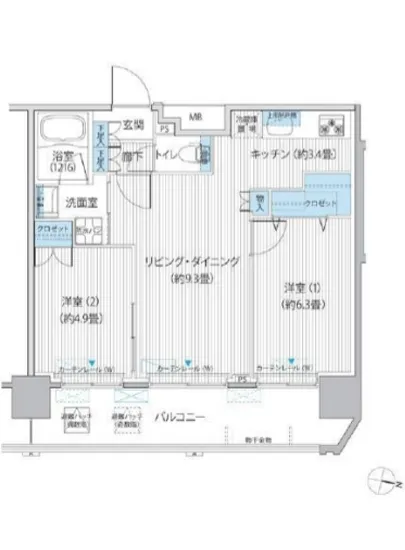 コスモグランス南品川 1306