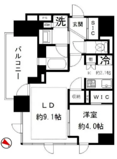 パークリュクス神楽坂 9F