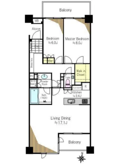 ディアナコート碑文谷イーストアベニュー 208