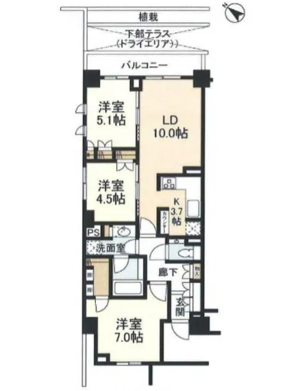 ザ・パークハウス諏訪山 201