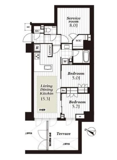 オープンレジデンシア青山ザ・ハウス 1F