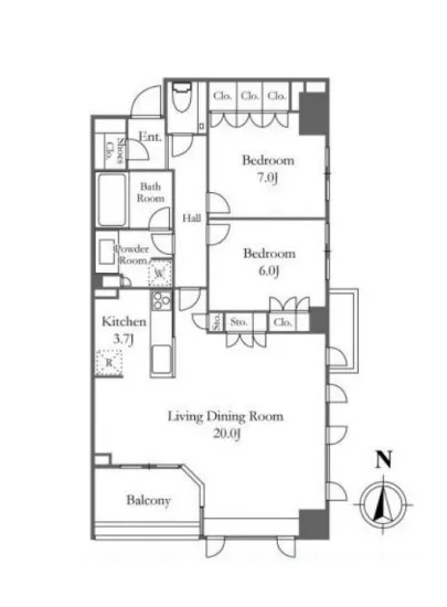 クラッシィハウス白金 5F