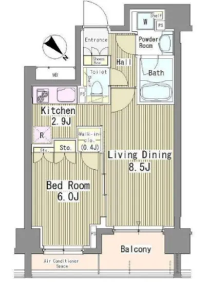 リベルテ月島 1007