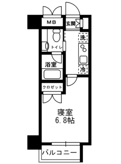 レジディア月島3 807
