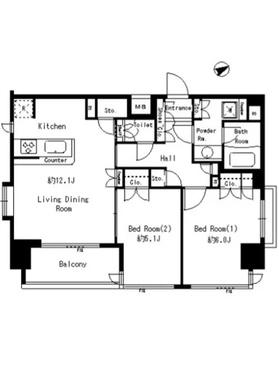 レジディア浅草橋 1104