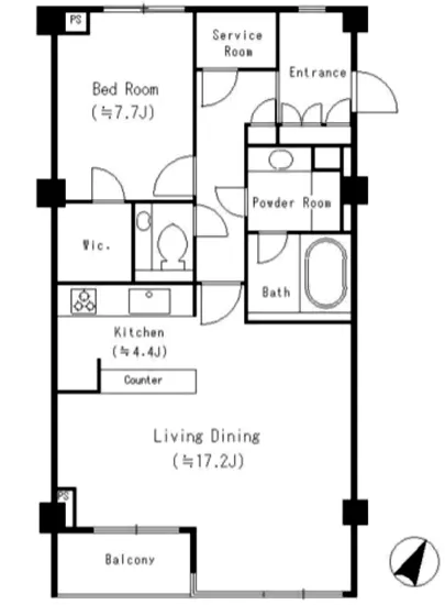 アプリーレ高輪台 204