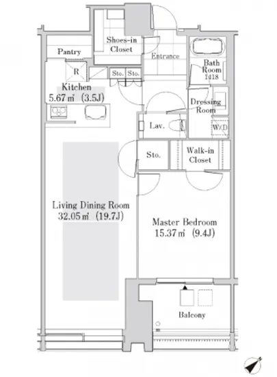 ラ・トゥール新宿ガーデン 2609