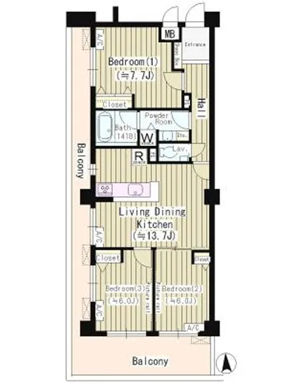 コリーヌ緑ヶ丘グラン 102