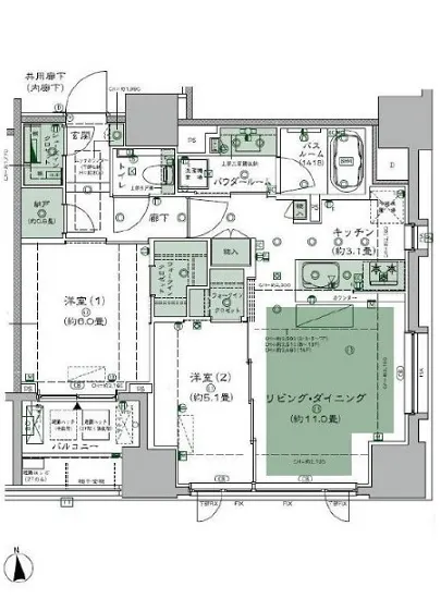 シティタワー白金 1204
