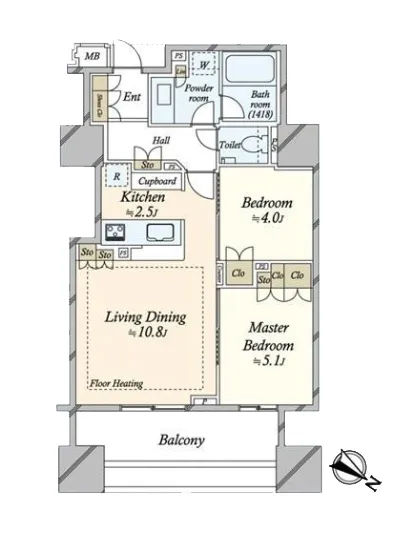 パークタワー渋谷本町 12F
