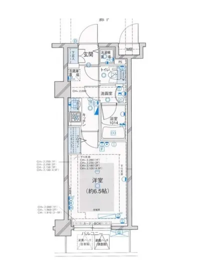パレステュディオ白金高輪 206