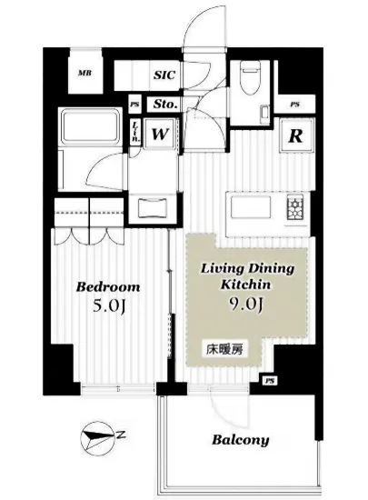 オープンレジデンシア南品川 8F