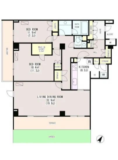 フラッツ砂土原 101