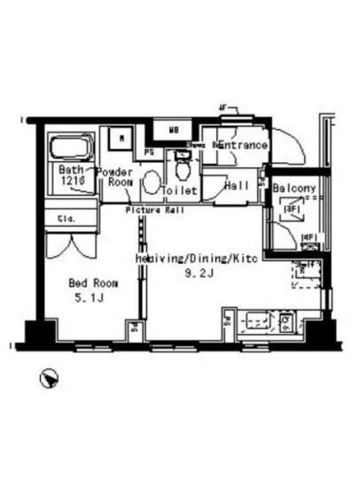パークアクシス六本木檜町公園 305