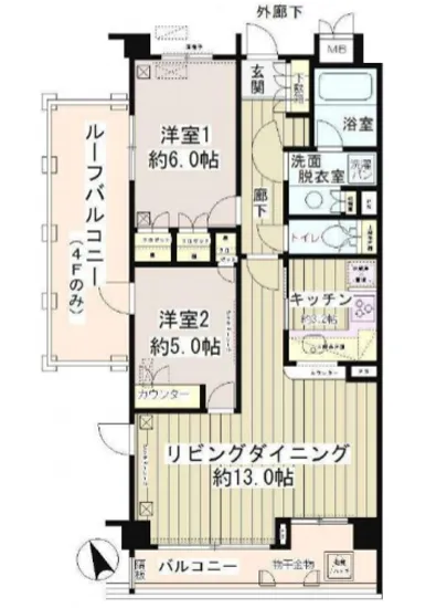 パークレジデンス戸越公園 401