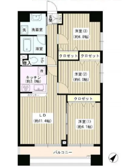 メゾン・ラポール 601