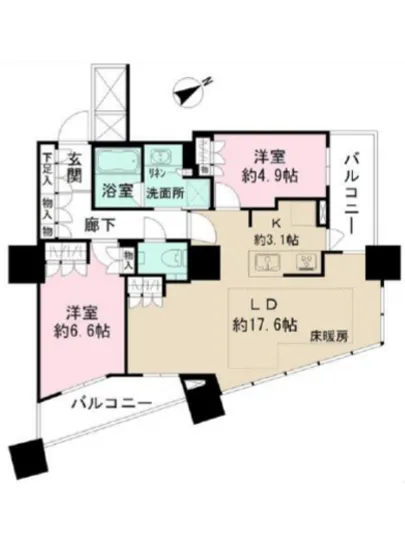 ザ・パークハウス西新宿タワー60 4301