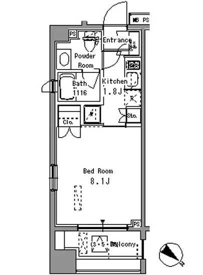 パークアクシス西ヶ原 802