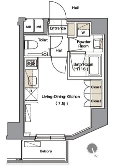 エクセレントシティ恵比寿 4F