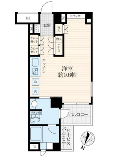 フィーノ渋谷 208