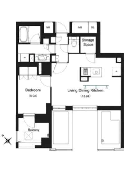 アパートメンツ不動前 201