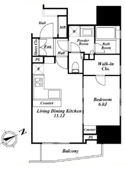 朝日マンション五反田 505