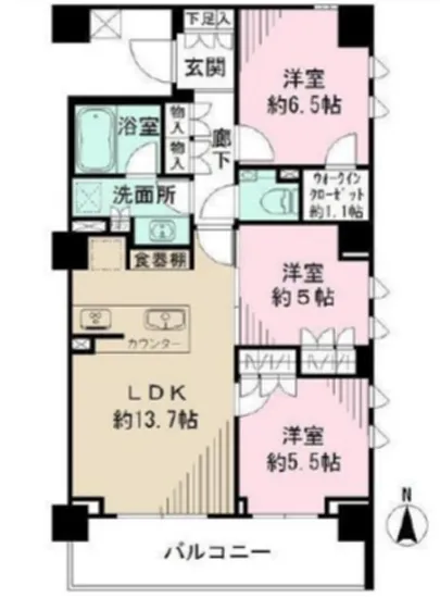ザ・パークハウス柿の木坂 207