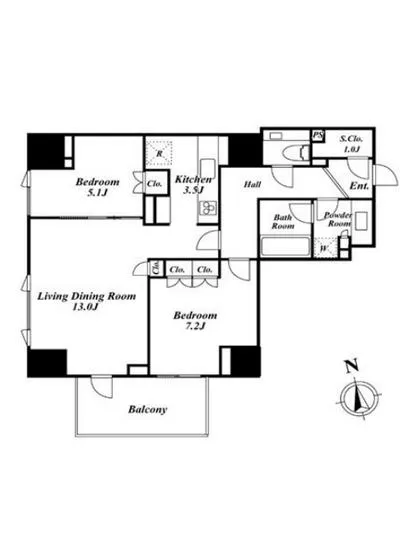 ザ・パークハウス西麻布レジデンス 1008