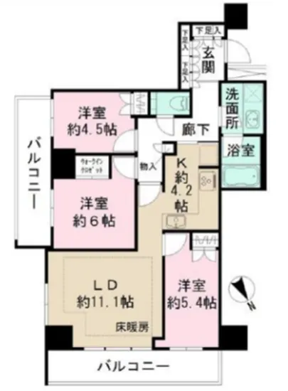 ザ・パークハウス新宿タワー 1201