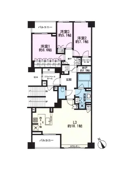 ザ・パークハウスグラン南青山高樹町 403