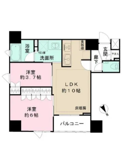 グリーンパーク新富町 803