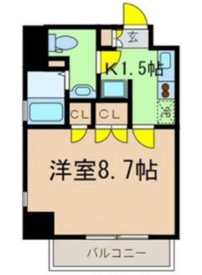 プラーズタワー東新宿 901