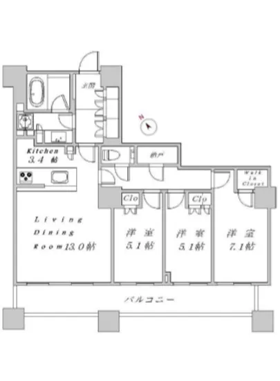 ザ・パークハウス西新宿タワー60 5810