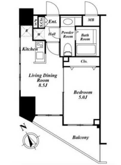 千駄ヶ谷デュープレックスリズ 6F
