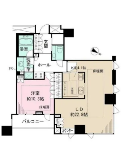 番町パークハウス 2F