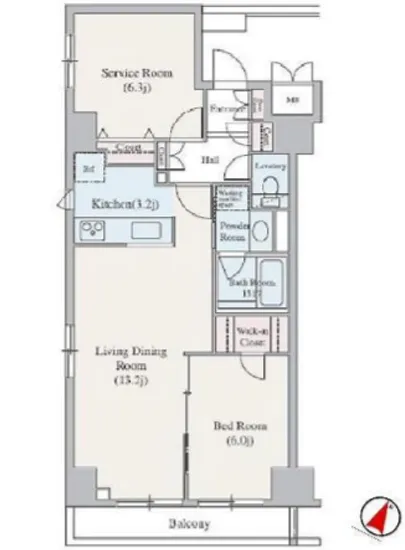 クレジデンス東銀座 202