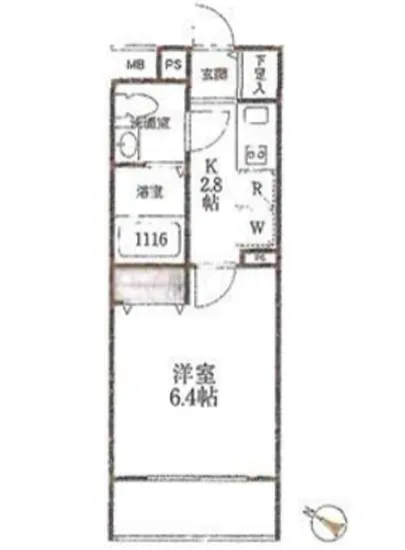 ウェルスクエアイズム初台 105