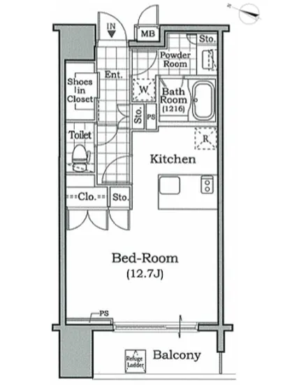 レジディア文京本駒込 1003