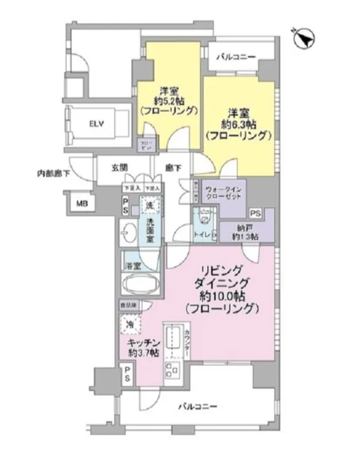 ブランズ市谷砂土原 1F
