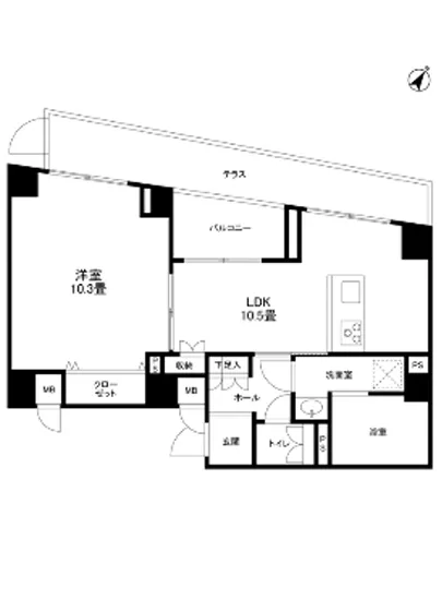 レジデンスサザン恵比寿 101