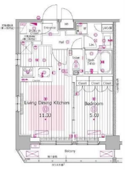 ガーラ・プレシャス渋谷六本木通り 1103