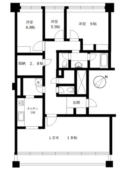 広尾タワーズ 4F
